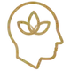 Icon: Kopf mit Pflanze